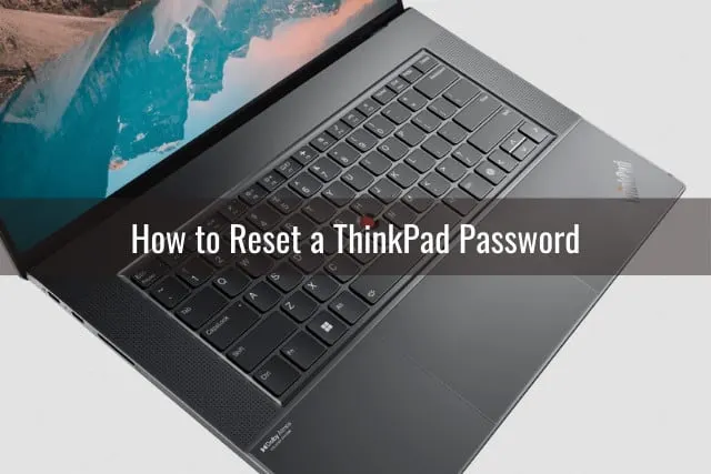 Black laptop thinkpad