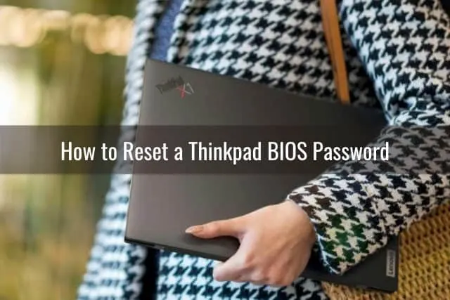 Black laptop thinkpad