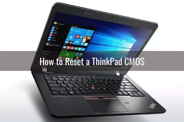 Black laptop thinkpad