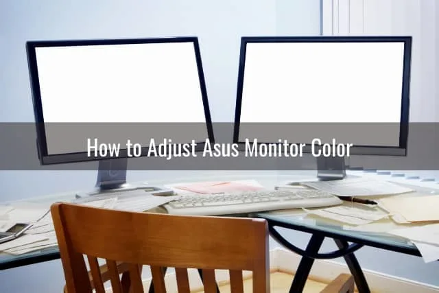 Using black monitor