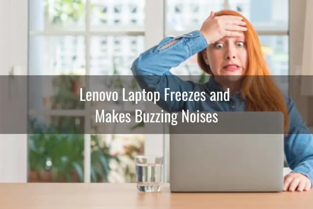frustrated woman looking at her laptop