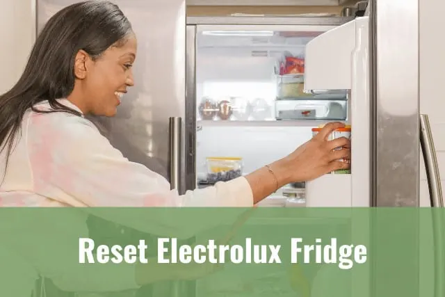 Woman opening the fridge