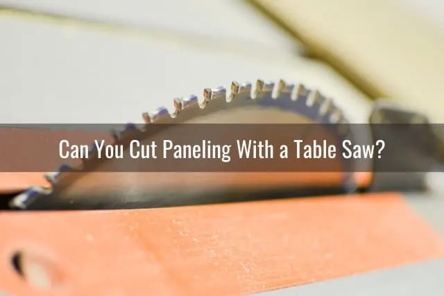 Tools to cut Paneling