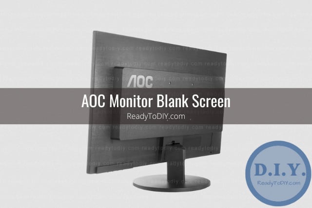 AOC Monitor Screen Issues (How to Troubleshoot) - Ready To DIY