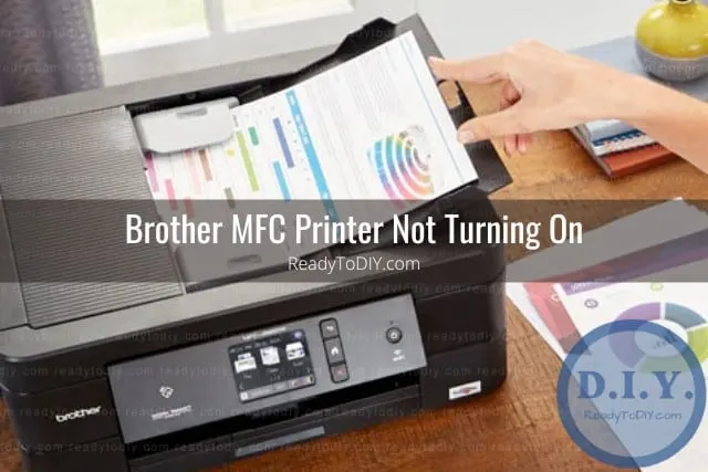 black latest printer in the desk