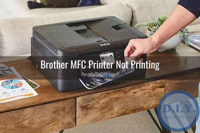 black latest printer in the desk