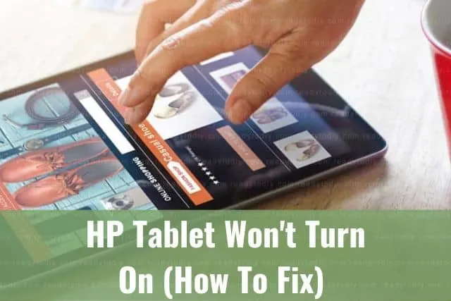 Finger tapping on a tablet PC screen