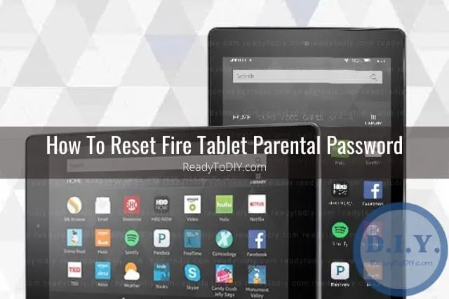 Black tablet on the table