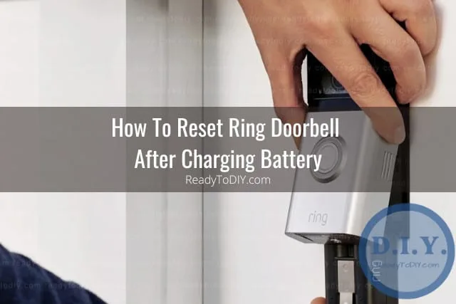 White modern ring doorbell camera