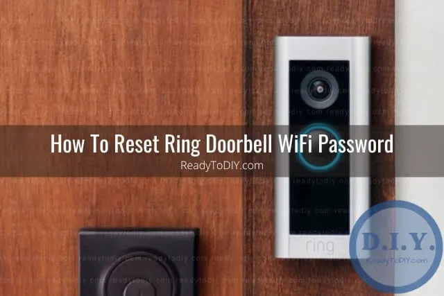 White modern ring doorbell camera