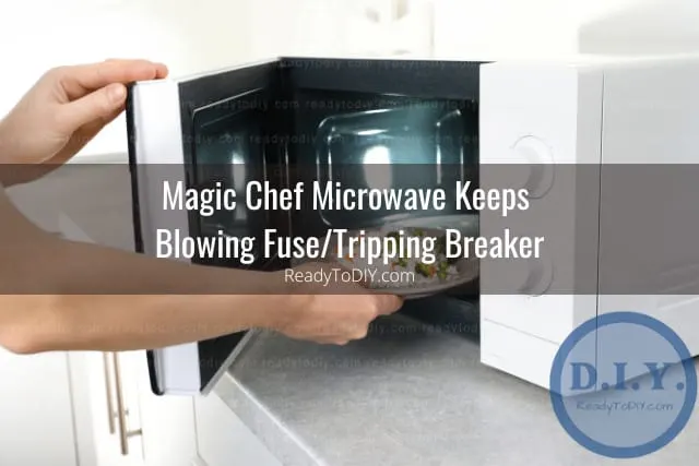 Modern microwave in the kitchen