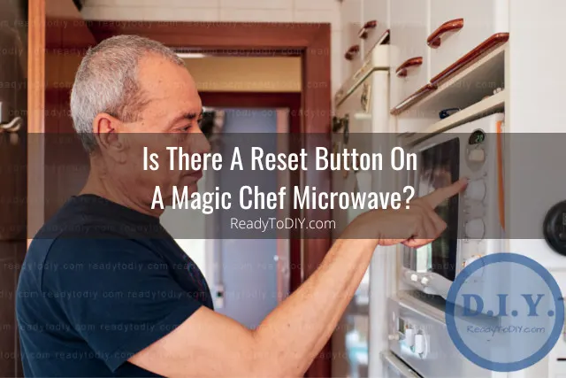 Modern microwave in the kitchen