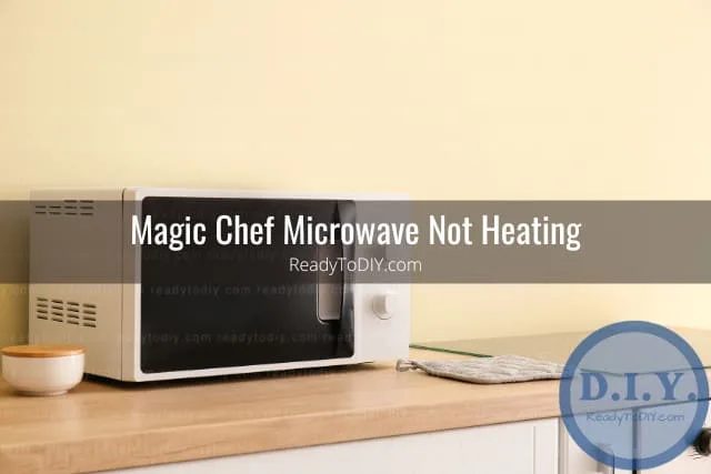 Modern microwave in the kitchen