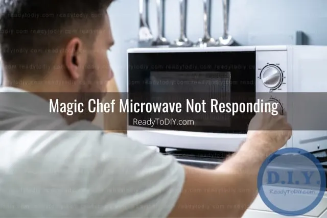Modern microwave in the kitchen