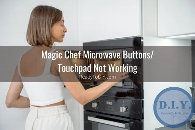 Modern microwave in the kitchen