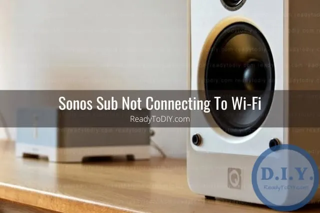 White Speaker on the floor