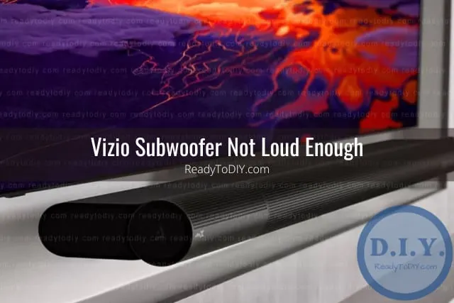 Black subwoofer below the tv