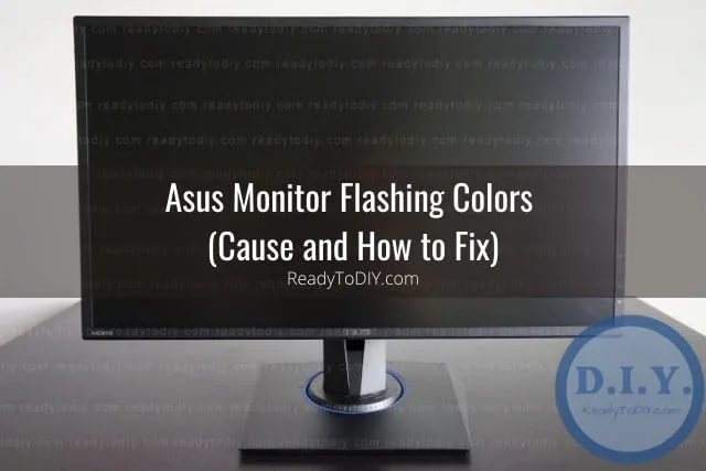 Black Monitor on the desk