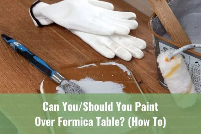 Painting supplies on a table