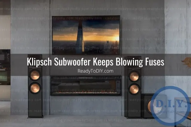 Black subwoofer on the floor