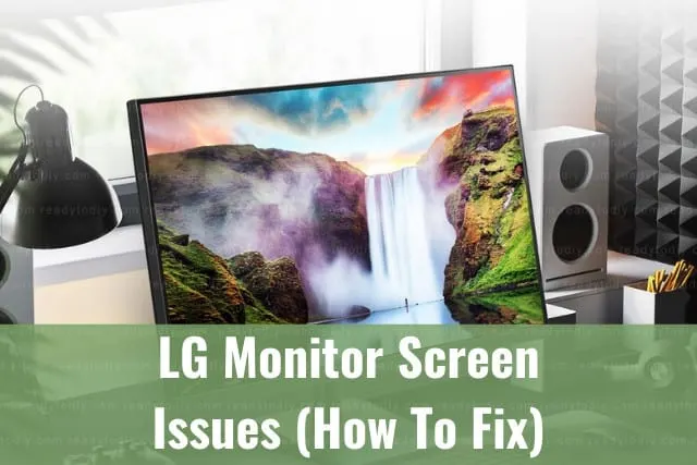 Black Monitor on the desk