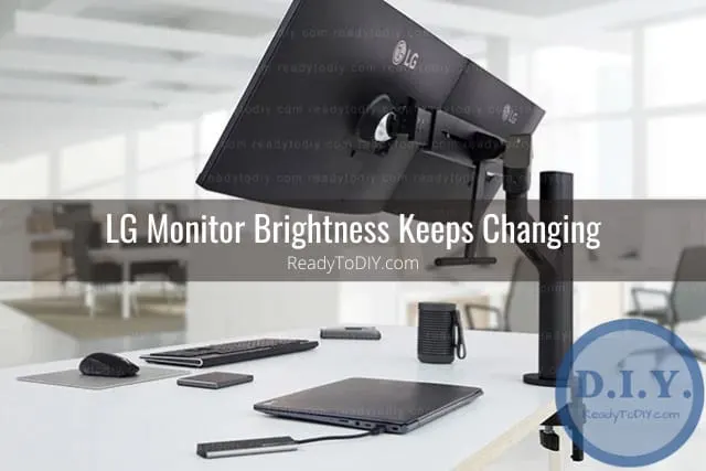 Black Monitor on the desk
