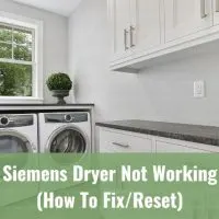 White modern dryer