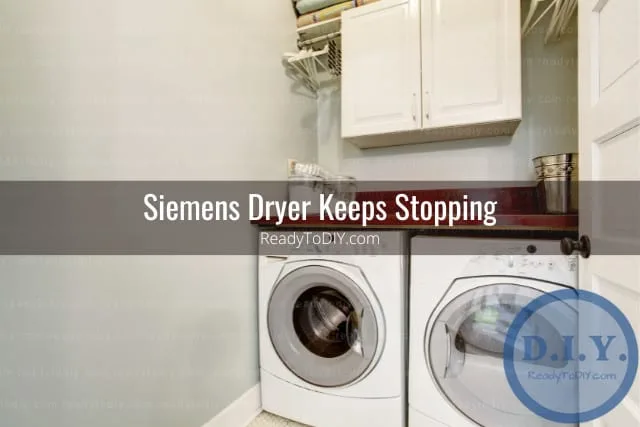 White modern dryer