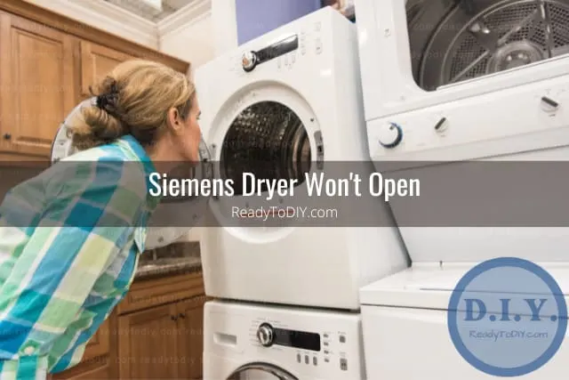 White modern dryer