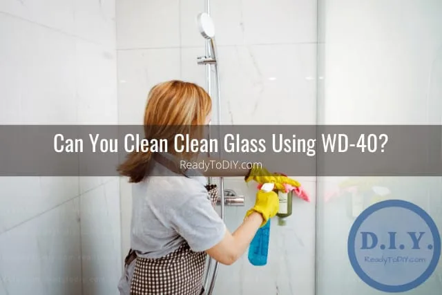 Cleaning the glass