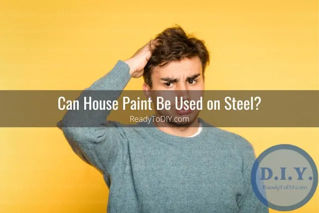Confused man standing