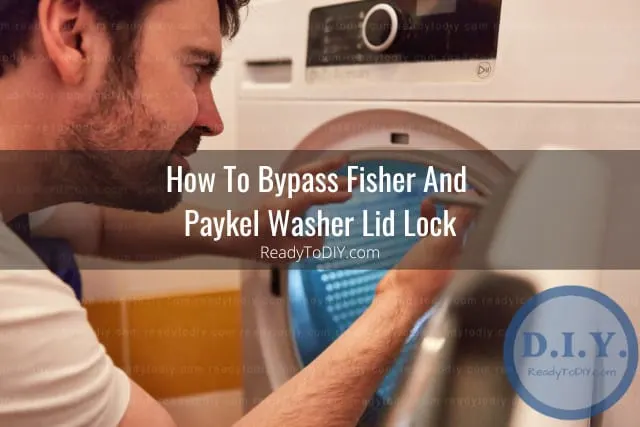 Man fixing the washer