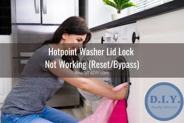 Woman putting clothes inside the washer