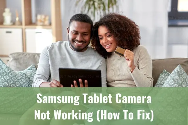 Using black modern latest tablet