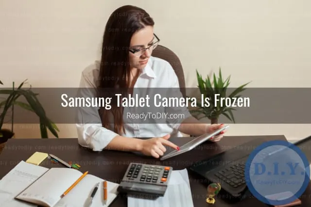 Using black modern latest tablet