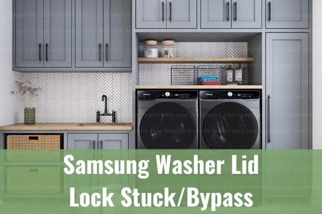 Modern black washer