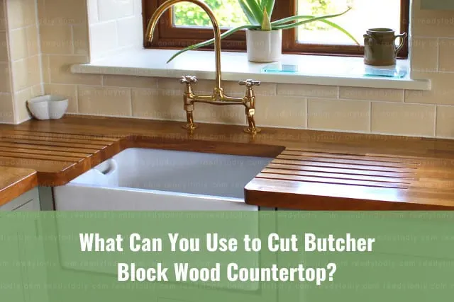 Tools to cut wood countertop