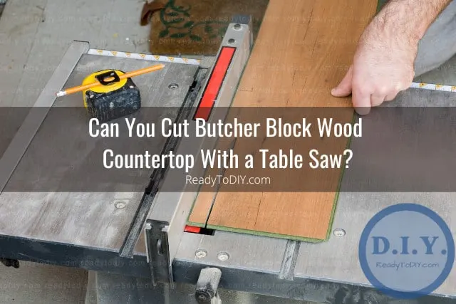 Tools to cut wood countertop