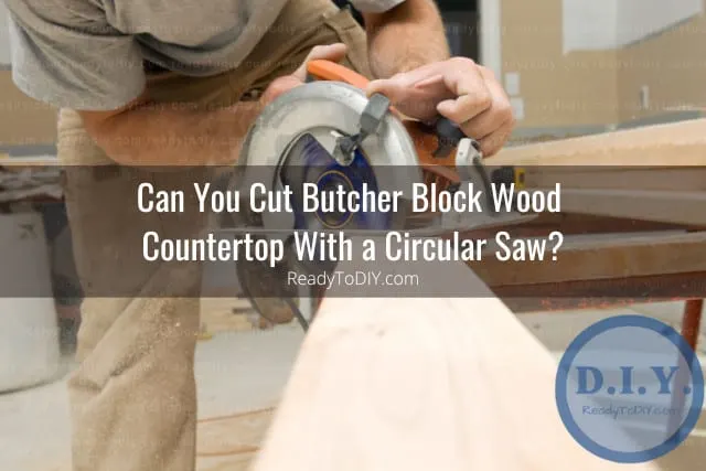 Tools to cut wood countertop