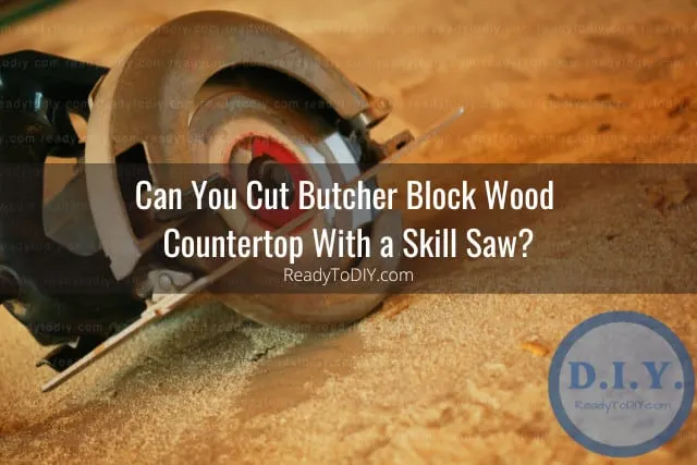 Tools to cut wood countertop
