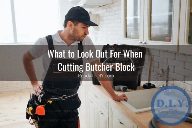 Tools to cut wood countertop