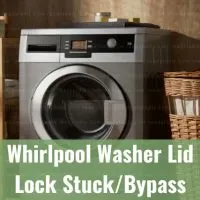 Modern black washer