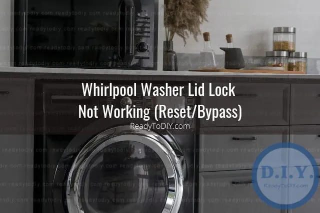 Modern black washer