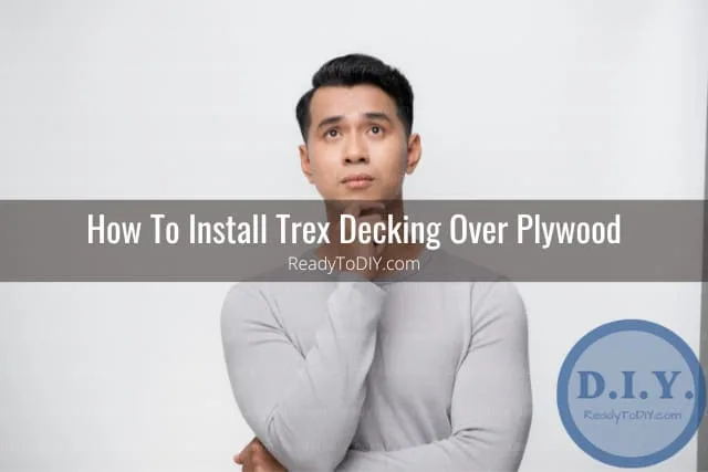 Confused man standing