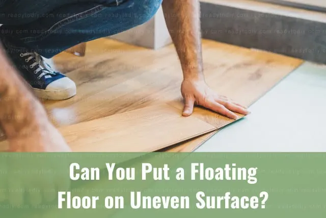 Man working on the floating floor