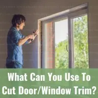 Man fixing the window
