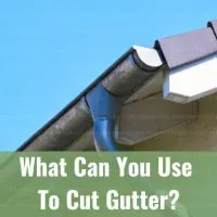 Roof gutter of the house