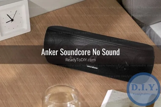 black soundcore on the table