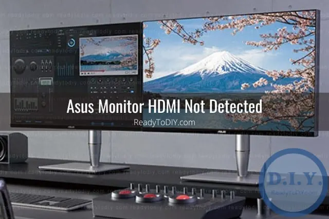 Black Monitor on the desk