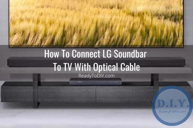 Flat screen tv in the living room with Soundbar Below